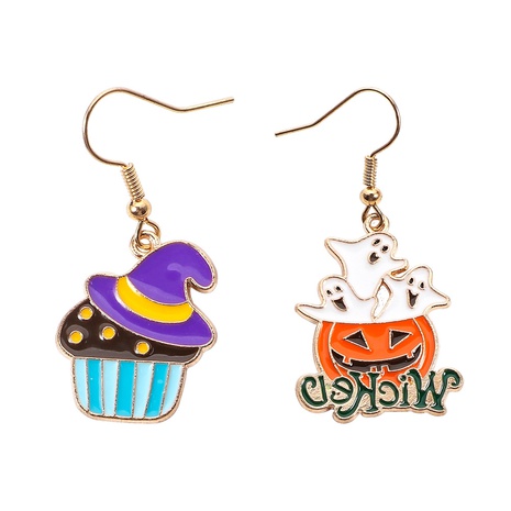 Fashion Pumpkin Alloy Enamel Women'S Drop Earrings 1 Pair's discount tags