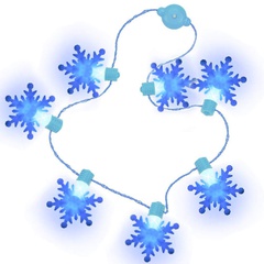 Fashion Snowflake Plastic Handmade Unisex Necklace 1 Piece