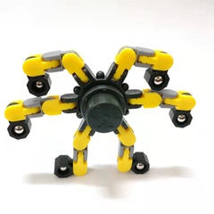 Variety decompression chain novelty DIY alloy finger gyro children's toys