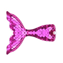 Cute Fish Tail Cloth Sequins Inlay Pearl Hair Clip 1 Piecepicture8