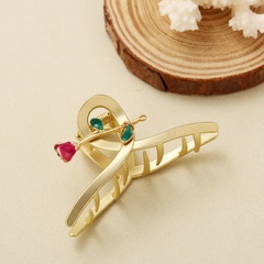 Vintage Style Flower Alloy Plating Hair Claws