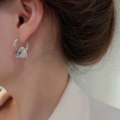 Fashion Triangle Alloy Plating Women'S Ear Studs 1 Pair
