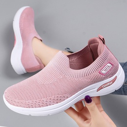 WomenS Casual Solid Color Round Toe Sports Shoespicture4