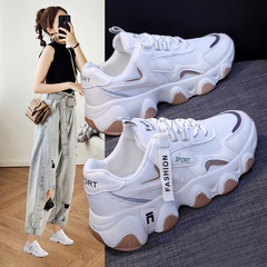 Women'S Fashion Color Block Round Toe Sports Shoes