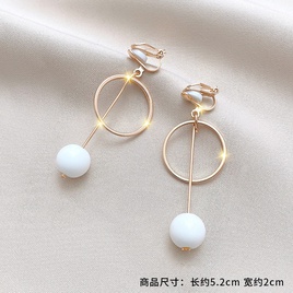 Fashion Geometric Alloy Plating Artificial Gemstones WomenS Ear clips 1 Pairpicture19