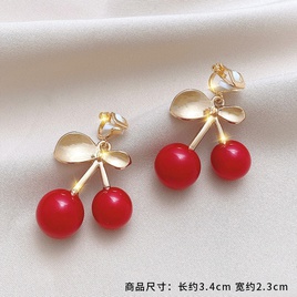 Fashion Geometric Alloy Plating Artificial Gemstones WomenS Ear clips 1 Pairpicture36