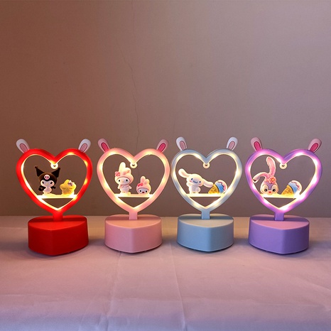 Cute Heart Small Night LED Table Lamp Bedside Lighting's discount tags