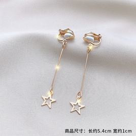 Fashion Geometric Alloy Plating Artificial Gemstones WomenS Ear clips 1 Pairpicture13