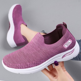 WomenS Casual Solid Color Round Toe Sports Shoespicture6
