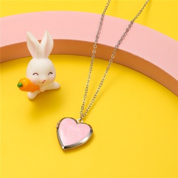 Cute Heart Shape Alloy KidS Pendant Necklace 1 Piecepicture8