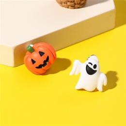 Funny Pumpkin Resin KidS Ear clips 1 Pairpicture10