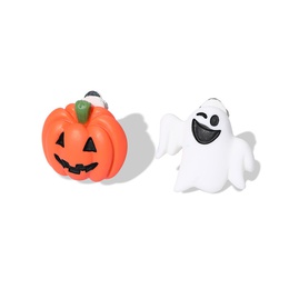 Funny Pumpkin Resin KidS Ear clips 1 Pairpicture9