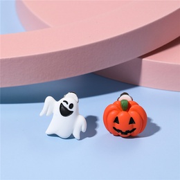 Funny Pumpkin Resin KidS Ear clips 1 Pairpicture8