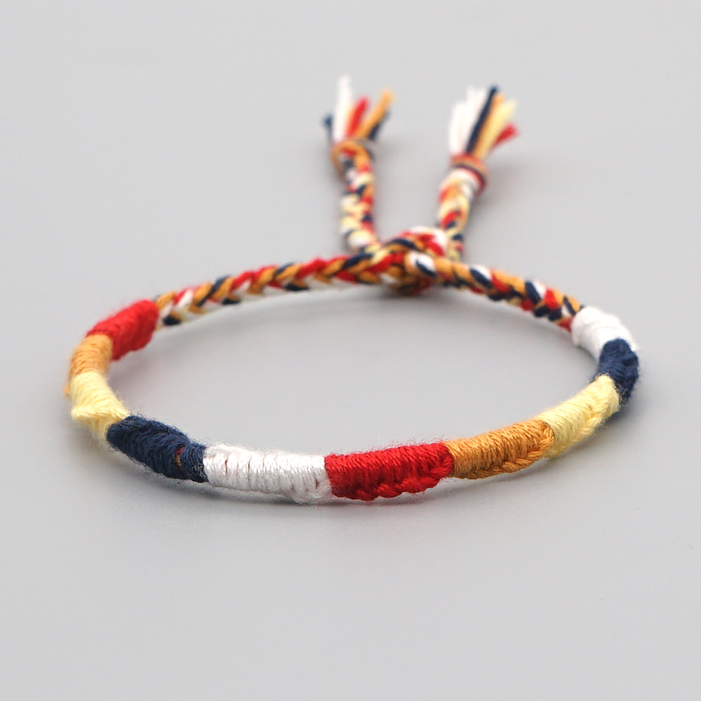Simple Style Colorful Cotton Braid WomenS Bracelets 1 Piecepicture10