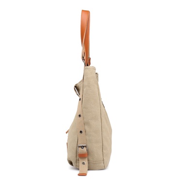 Fashion Streetwear Solid Color Square Zipper Bucket Bag—2