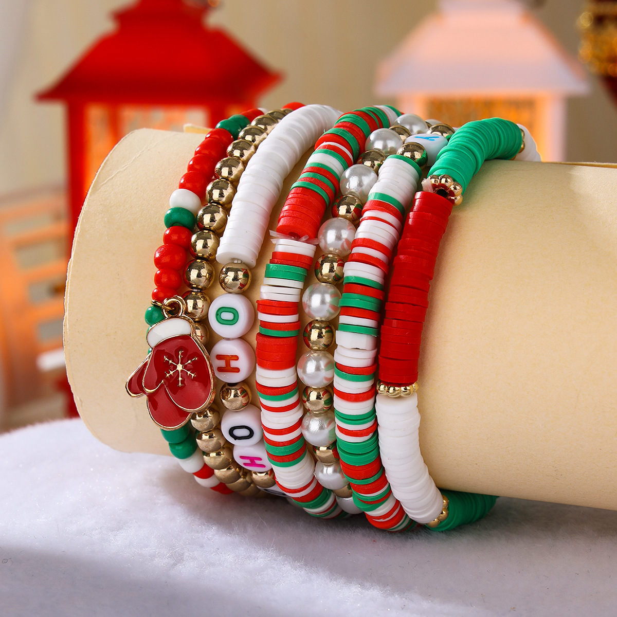 Wholesale Cute Letter soft clay Christmas Women's Bracelets - Nihaojewelry