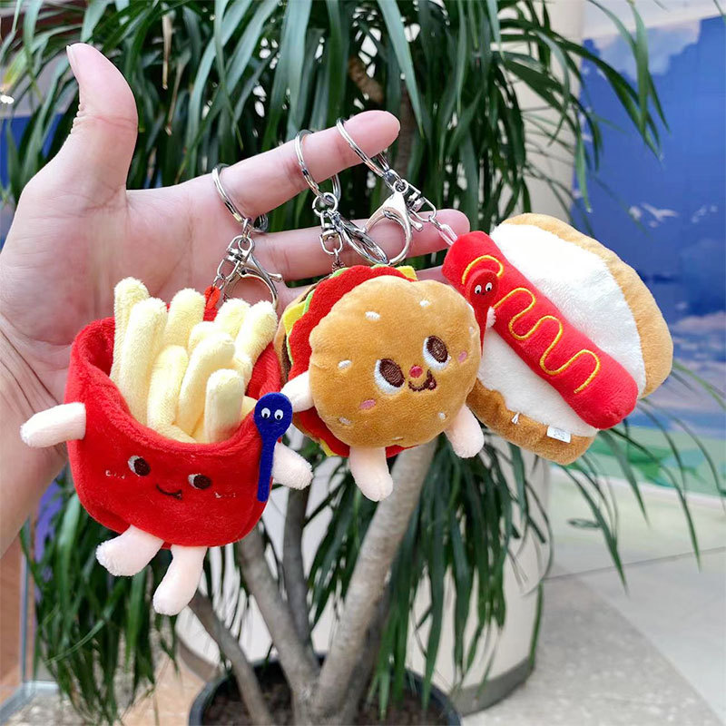 Hot Dog Keychain 