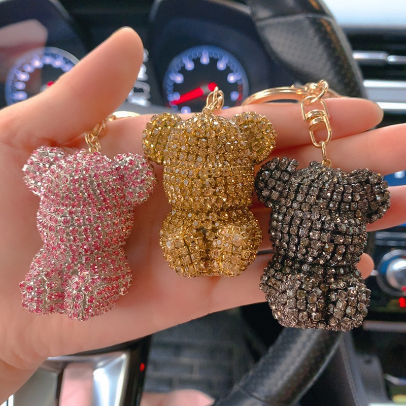 nihaojewelry Cute Bear Bag Pendant Keychain