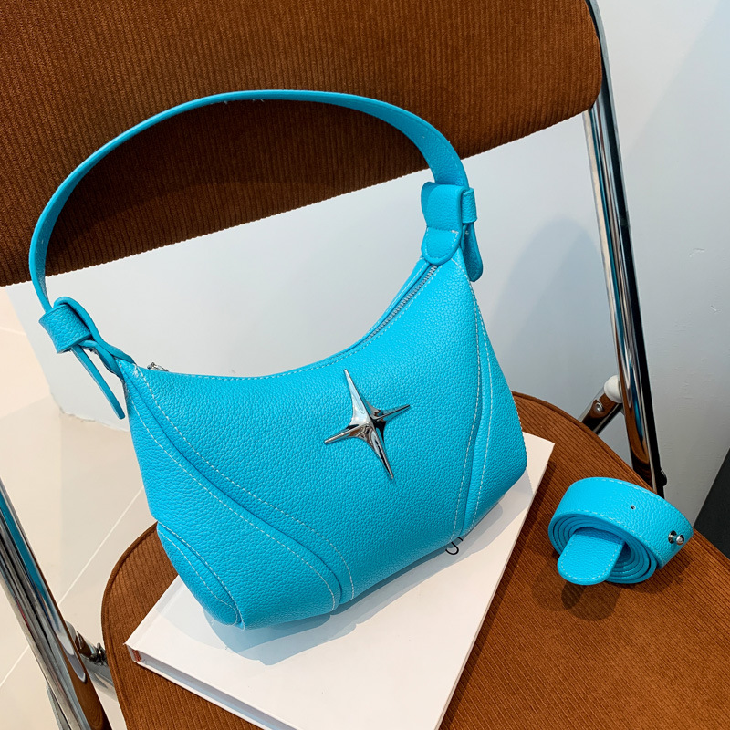 Women'S Small Spring&Summer Pu Leather Streetwear Handbag Pillow Shape Bag