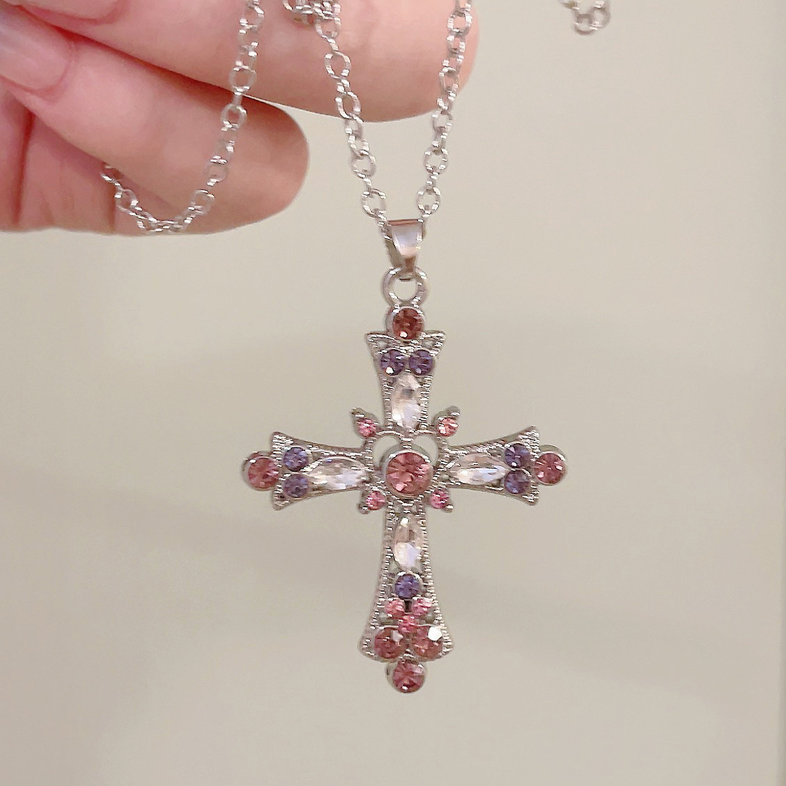 Athenas Big Cross Necklace Gothic Vintage Victorian Y2k Grunge Jewelry  Silver Big Large Pendant - Etsy | Body jewelry piercing, Pretty jewellery,  Grunge jewelry