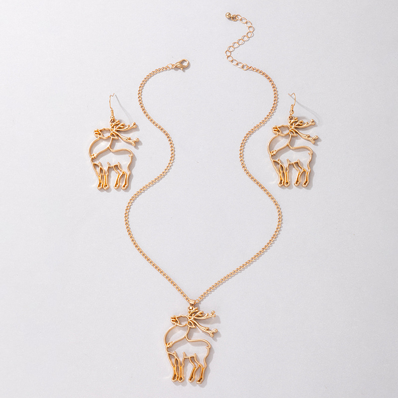 Jewelry Wholesale Cute Small Elk Necklaces