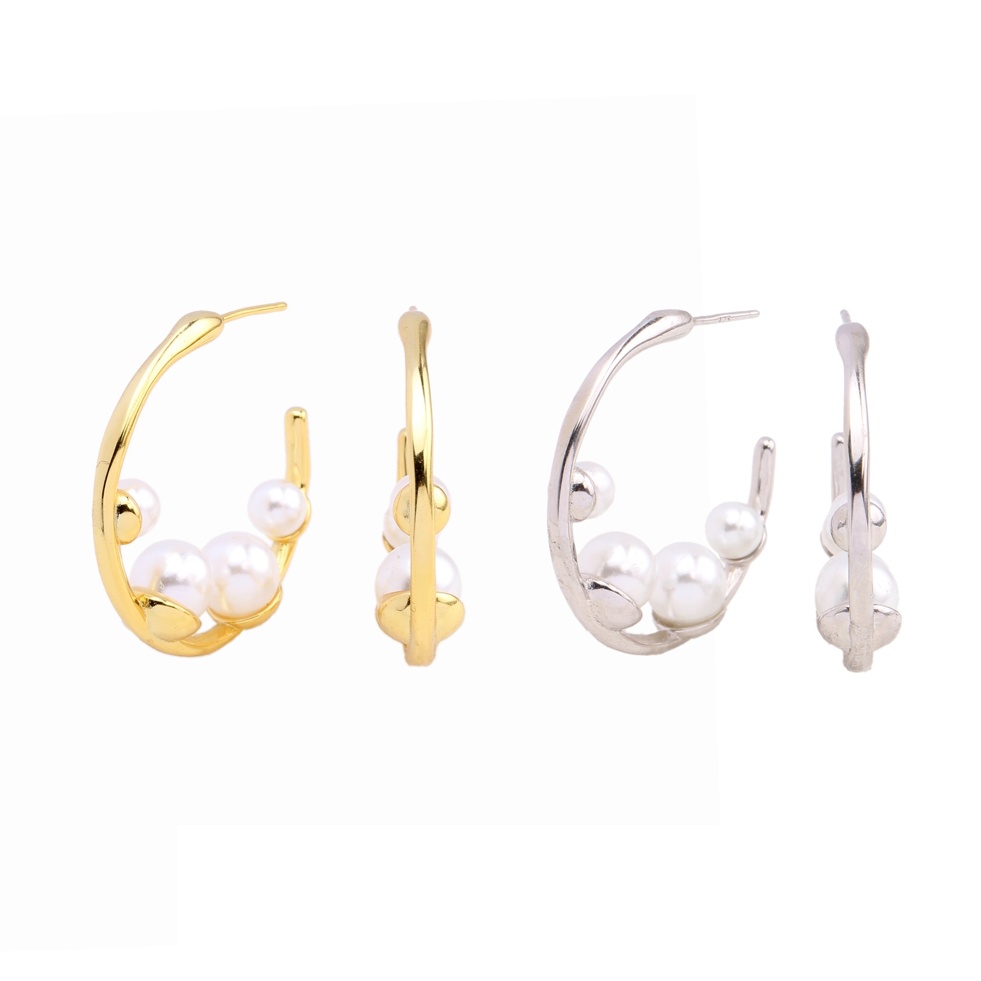 1pair Fashionable European & American Style Elegant Heart Shaped Ladies'  Luxurious Earrings